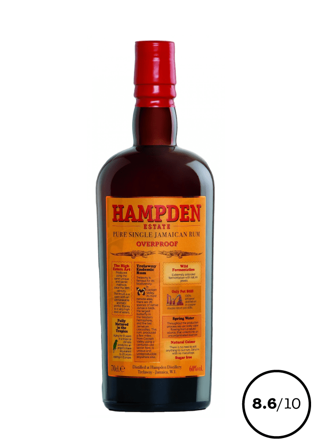 rum jamaicain hampden overproof