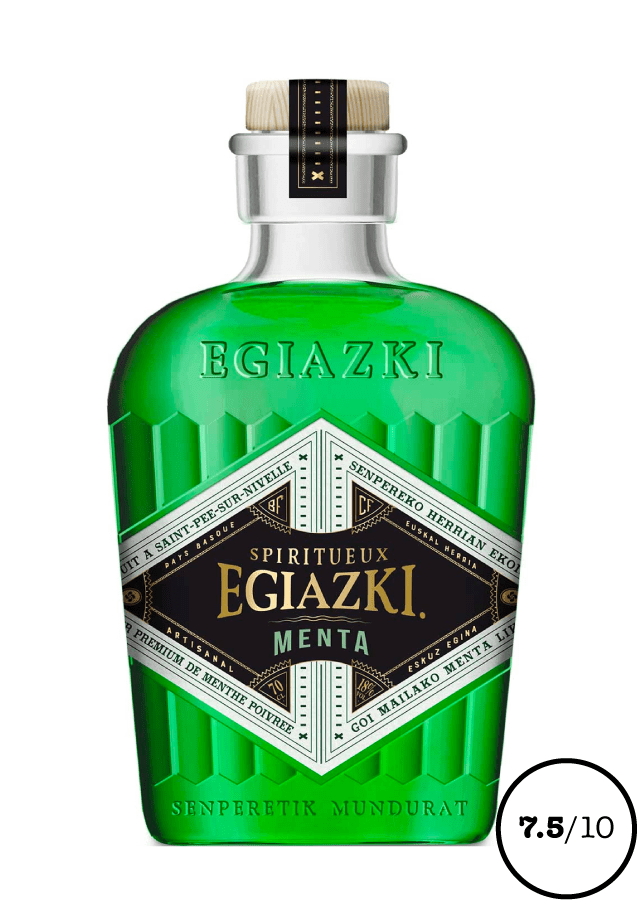 liqueur de menthe egiazki pays basque