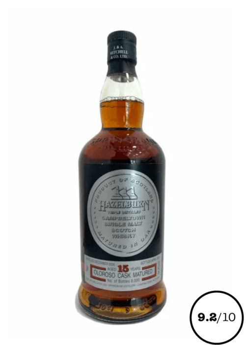 whisky single malt hazelburn 15 ans