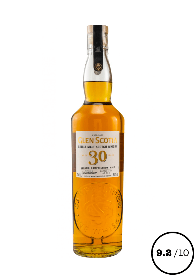 bouteille de whisky glen scotia 30 ans avec note de dégustation hannibal