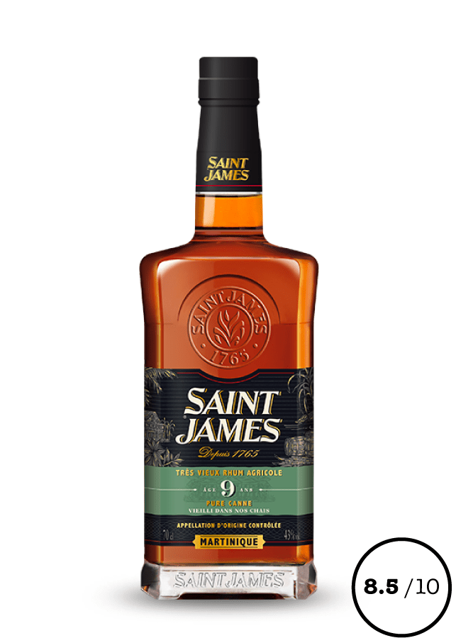 Bouteille prestigieuse de SAINT JAMES Rhum Vieux 9 ans